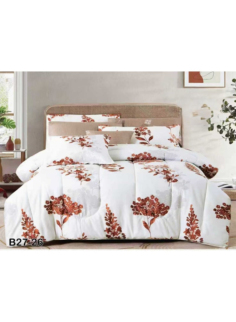 Luxury double bed sheet set made of royal microfiber, measuring 260*240 cm